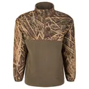 DRAKE Men's MST 1/4 Zip Refuge Eqwader Mossy Oak Original Shadow Grass Jacket (DW7355-009) - Drake