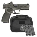 SPRINGFIELD Echelon 4.5F 9mm 4.5in OD Green Pistol Pack w/ Viridian RFX11, 4x 15rd Mags, Range Bag (EC9459G-U-15-PAC) - Springfield Armory