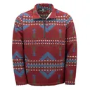 OUTBACK TRADING Men's Chase Henley Red Pullover (29933-RED) - Outback Trading