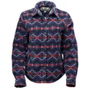 OUTBACK TRADING Women's Eleanor Navy Big Shirt (42185-NVY) - Outback Trading