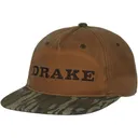 DRAKE Men's Waxed Flatbill Mossy Oak Original Bottomland Ball Cap (DW0203-024) - Drake