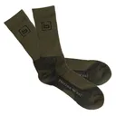 BANDED Base Midweight Calf Length Merino Wool Hunter Green Socks (B1240004-OT) - Banded