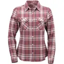 OUTBACK TRADING Women's Cotton Plaid Red LS Shirt (40312-RED) - Outback Trading