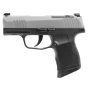 SIG SAUER P365 9mm 3.1in 2x 10rd Mags Stainless/Black Pistol (365-9-SXR3P) - Sig Sauer