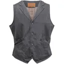 OUTBACK TRADING Mens Arkansas Charcoal Vest (2835-CHR) - Outback Trading
