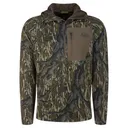 DRAKE Men's Grid Fleece Original Treestand Half Zip Hoodie (DW0265-032) - Drake