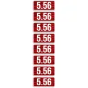 MTM 5.56 Caliber Ammo Labels (CL556) - Mtm