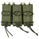 High Speed Gear Pistol TACO, Triple Magazine Pouch, MOLLE, Fits Most Pistol Magazines, Hybrid Kydex and Nylon, Olive Drab Green 11PT03OD - High Speed Gear