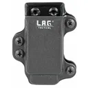 L.A.G. Tactical, Inc. Single Pistol Magazine Carrier, Fits Most Double Stack 9/40 Full Size Magazines, Kydex, Black Finish 34000 - LAG Tactical