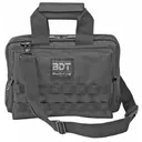 BULLDOG CASES Deluxe Black 2 Pistol Range Bag w/ Strap & MOLLE (BDT917B) - Bulldog Cases