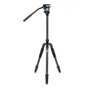 SIRUI T-024SK Carbon Fiber Tripod with VA-5X Video Head (T024SK+VA5X) - Sirui