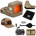 VORTEX Defender-CCW 3 MOA Tan Micro Red Dot Sight w/ Force On Force Multicam Camo Cap - Vortex