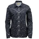 OUTBACK TRADING Womens Cattle Brand Shirt (40308) - Outback Trading
