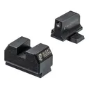NIGHT FISION Optics Ready Stealth Black Front/Blank Rear Night Sight Set For Sig P365/P320 w/ EPS (SIG-180-289-287-ZGZX) - Night Fision