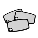 GRITR Reusable Writable Patches (3-Pack) - Hook Backed for EDC Gear Labeling - Gritr