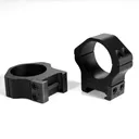 WARNE 34mm PA Medium Matte Black Rifle Scope Rings (521M) - Warne Scope Mounts