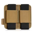 SAVIOR EQUIPMENT AR15/AK47 Double Dark FDE Mag Holder w/ Hook Backing (MP-TNS-RIFXDOU-TN) - Savior Equipment