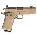 SPRINGFIELD ARMORY 1911 DS Prodigy Comp AOS 9mm 4.25in 2x 10rd Mags Coyote Brown Pistol (PH9117AOSCBLC-COMP) - Springfield Armory