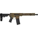 CMMG Banshee Mk4 5.56 12.5in 30rd Midnight Bronze Pistol w/ Ripbrace (55AC20A-MB) - Cmmg