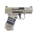 CANIK Mete MC9 L 9mm 3.18in 10rd Flat Dark Earth Semi-Auto Pistol, California Compliant (HG7884CAD-N) - Canik