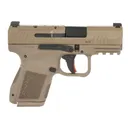 CANIK Mete MC9 9mm 3.18in 10rd Flat Dark Earth Semi-Auto Pistol, California Compliant (HG7651CAD-N) - Canik