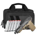 SMITH & WESSON M&P 5.7 Two-Tone Black/FDE Carry On Bundle w/ 6 Mags and Savior Specialist Carry Bag (14751) - Smith and Wesson