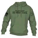 GRUNT STYLE Unisex HR Nightmare Military Green Hoodie (GS7669) - Grunt Style