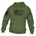 GRUNT STYLE Unisex Vintage American Military Green Hoodie (GS3592) - Grunt Style