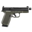 RUGER RXM 9mm 4.5in Threaded 2x 15rd Mags Black/OD Green Striker-Fired Pistol (19436) - Ruger