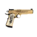 GIRSAN MC1911 Gold Lux 38 Super 5in 9rd Gold Single-Action Pistol (391093) - Girsan