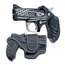 BOND ARMS Old Glory .45 Colt/.410 3.5in 2rd Black Derringer w/ Holster (BAOGPB) - Bond Arms