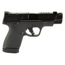 SMITH & WESSON Performance Center M&P 9 Shield Plus Carry Comp 9mm Luger 4in 10rd/13rd/15rd Black Striker-Fired Pistol (13990) - Smith & Wesson