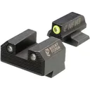 NIGHT FISION Optics Ready Yellow Front Ring Stealth Night Sight Set for Canik Mete SF & TP9 Pistols (CNK-029-187-250-YGZG) - Night Fision