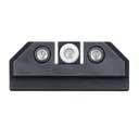 NIGHT FISION White Front Ring/Black Rear Rings Night Sight Set for Taurus G3c/GX4 (TAU-252-003-WGZG) - Night Fision