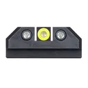 NIGHT FISION Yellow Front Ring/Black Rear Rings Night Sight Set for Taurus G3c/GX4 (TAU-252-003-YGZG) - Night Fision