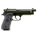 BERETTA 92FS 9mm 5.1in 18rd OD Green Semi-Auto Pistol (J92F300GRTB18) - Beretta