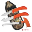 OUTDOOR EDGE Wildguide 3-Piece Field Dressing Set w/ Kryptek Sheath (WG-10C) - Outdoor Edge