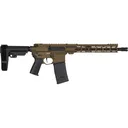 CMMG Banshee Mk4 .300 AAC Blackout 12.5in 30rd Midnight Bronze Semi-Auto Pistol w/ Ripbrace (30AB20F-MB) - Cmmg