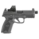 FN AMERICA FN 509 Midsize Tactical NMS NS 9mm 4.5in 2x10rd Black Double-Action Pistol w/ Holosun HS 407C Optic (66-101937) - FN