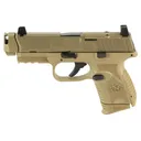FN AMERICA FN 509 Compact MRD 9mm 4.02in 2x10rd Flat Dark Earth Non-Manual Safety Optics Ready Compensated Striker-Fired Pistol (66-101795) - FN