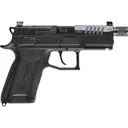 CZ P-09 C Nocturne 9mm 4.5in 17rd Suppressor-Ready Black DA/SA Pistol (91661) - Cz