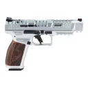 CANIK Rival-S 9mm Steel Frame 5in 2x18rd Rosewood Grip Pistol w/ Cleaning Kit And Case (HG7010CR-N) - Canik