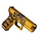 GLOCK 47 Gen5 9mm 4.49in 17rd MOS DOGE Gold Cerakote Pistol (PA475S204MOSNDGE) - Glock