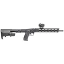 SMITH & WESSON M&P FPC 9mm Luger 16.25in 23rd Black Blowback Rifle w/ CTS-103 Mounted Red Green Optic (14377) - Smith & Wesson