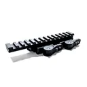 AMERICAN DEFENSE AD-1700-XLR Quick Detach Riser Mount w/ STD Lever (AD-1700-XLR-STD) - American Defense Manufacturing