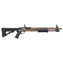 MOSSBERG 590R 12 Gauge 18.5in 6rd MBUS 3 Sights Flat Dark Earth Cerakote Shotgun (50758) - Mossberg