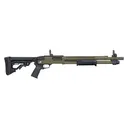 MOSSBERG 590R 12 Gauge 18.5in 6rd MBUS 3 Sights Olive Drab Green Cerakote Shotgun (50759) - Mossberg