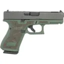 GLOCK G19 Gen5 MOS Sports South Exclusive Compact 9mm 4.02in 15rd Black/Green Cerakote DAO Pistol (UA195S204NCIRB) - Glock