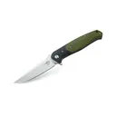 BESTECH KNIVES Swordfish 3.94in D2 Satin Blade Black/Green G10 Folding Knife (BG03A) - Bestech Knives