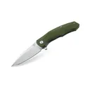 BESTECH KNIVES Warwolf 3.5in D2 Stonewash/Satin Blade Army Green G10 Folding Knife (BG04B) - Bestech Knives